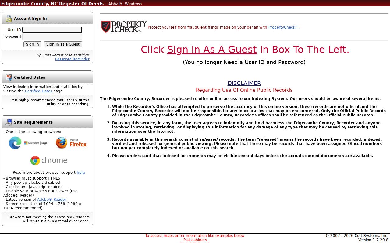 Rocky Mount street directory Edgecombe Register of Deeds guest login