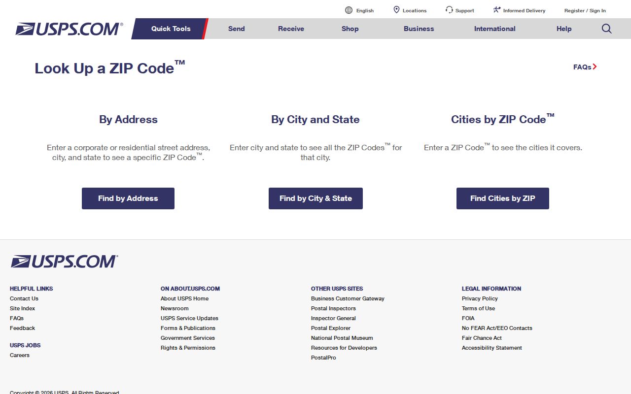 Rocky Mount ZIP code directory USPS ZIP Code Lookup
